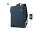 Bolso de la mochila del ordenador portátil de la capacidad grande USB del negocio, mochila anti con el cargador USB, mochila del hurto del viaje proveedor